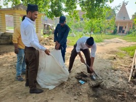 हिन्दू स्वयंसेवक संघद्वारा रानीघाट मठमा वृहत सरसफाई